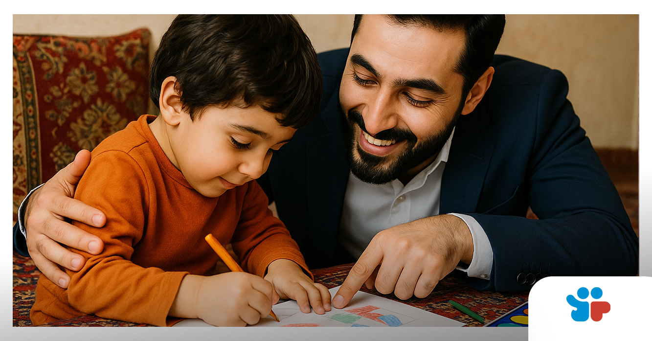 تعامل مثبت پدر و کودک در جلسات مشاوره کودک در مرکز روانشناسی یارا