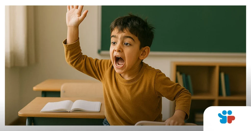 تصویر اختلال بیش‌فعالی و عدم تمرکز کودکان در محیط مدرسه